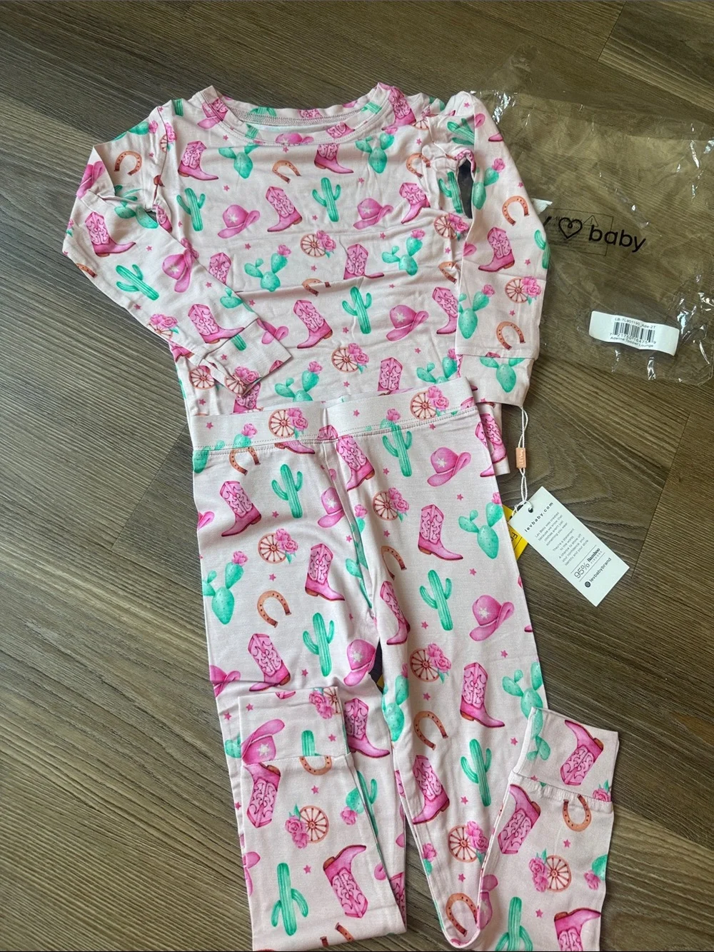 NWT Lev Baby Adeline toddler lounge two piece pajama set- 2T